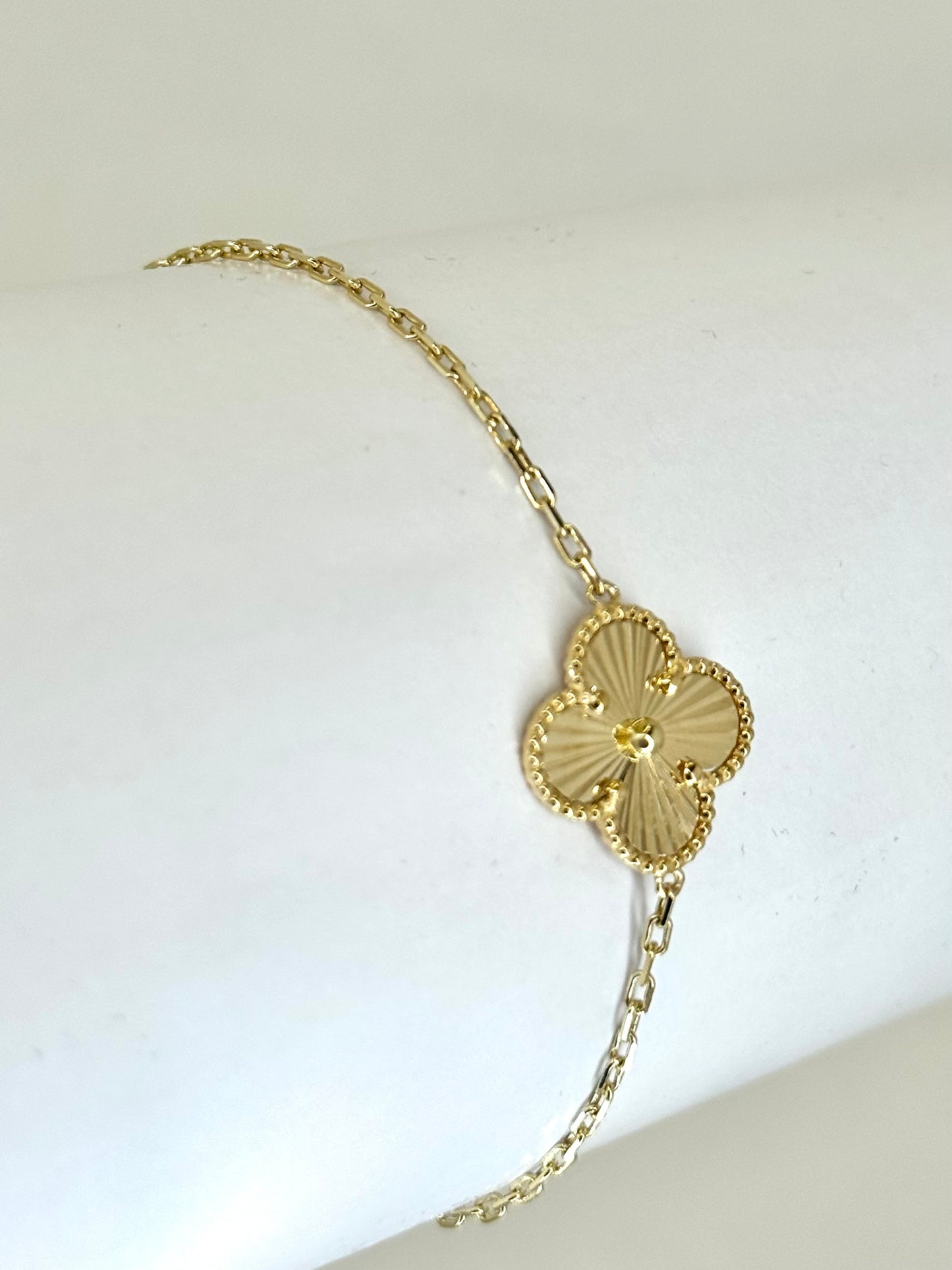 14k good Clover bracelet for women