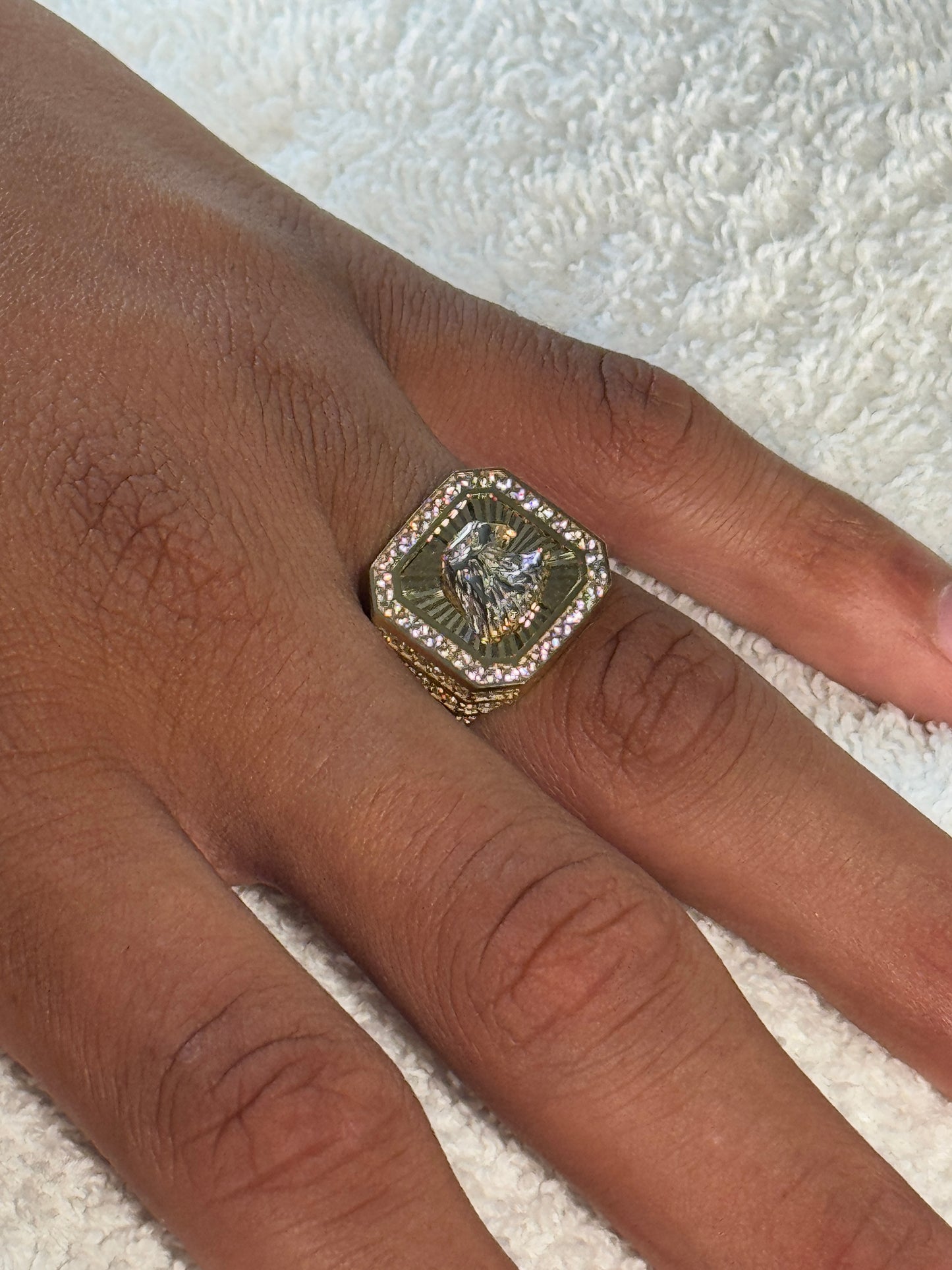 14K Gold Eagle 🦅 ring for men size 8.5