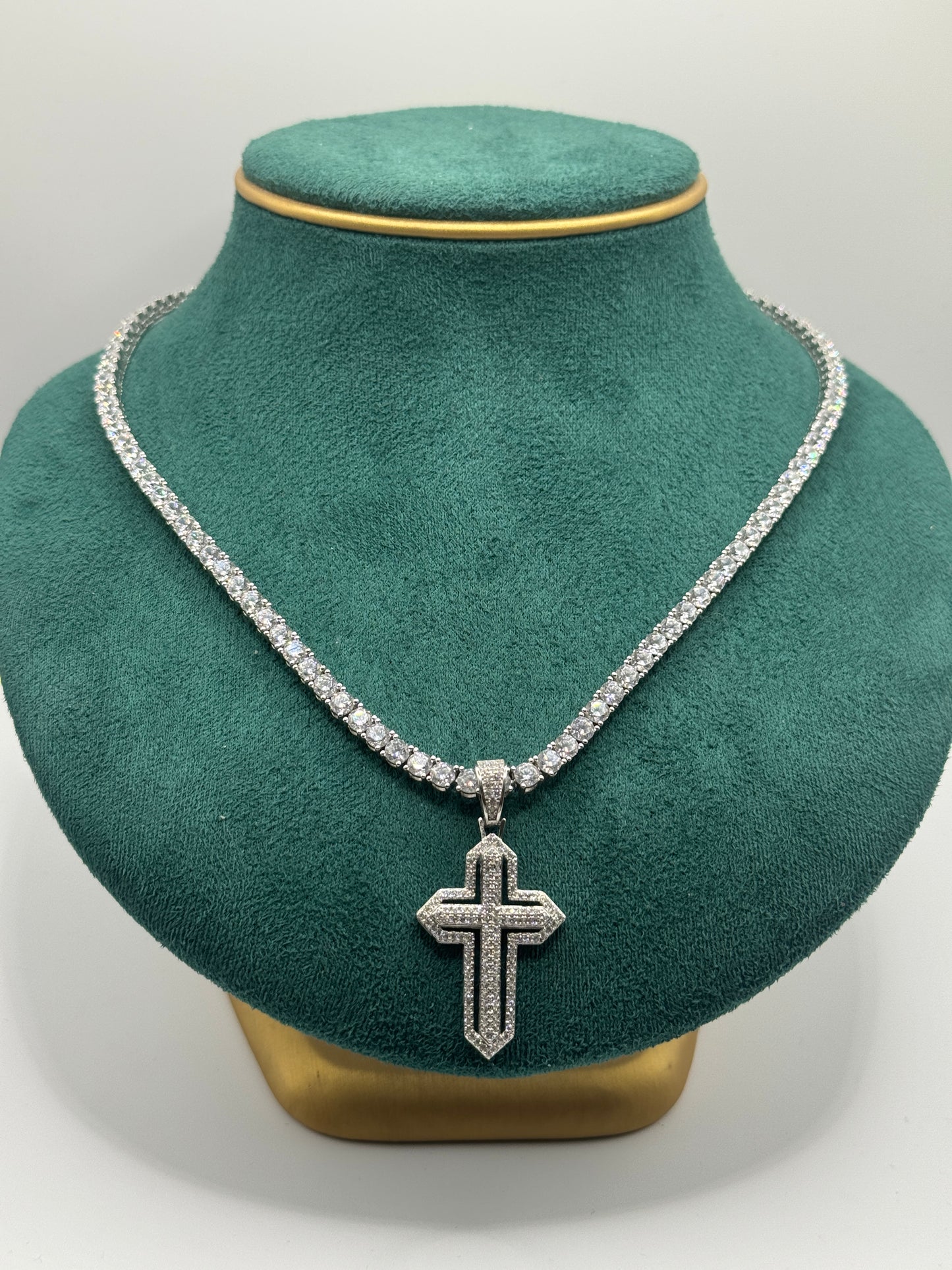 925 Silver ZC Chain – with cross ZC pendant