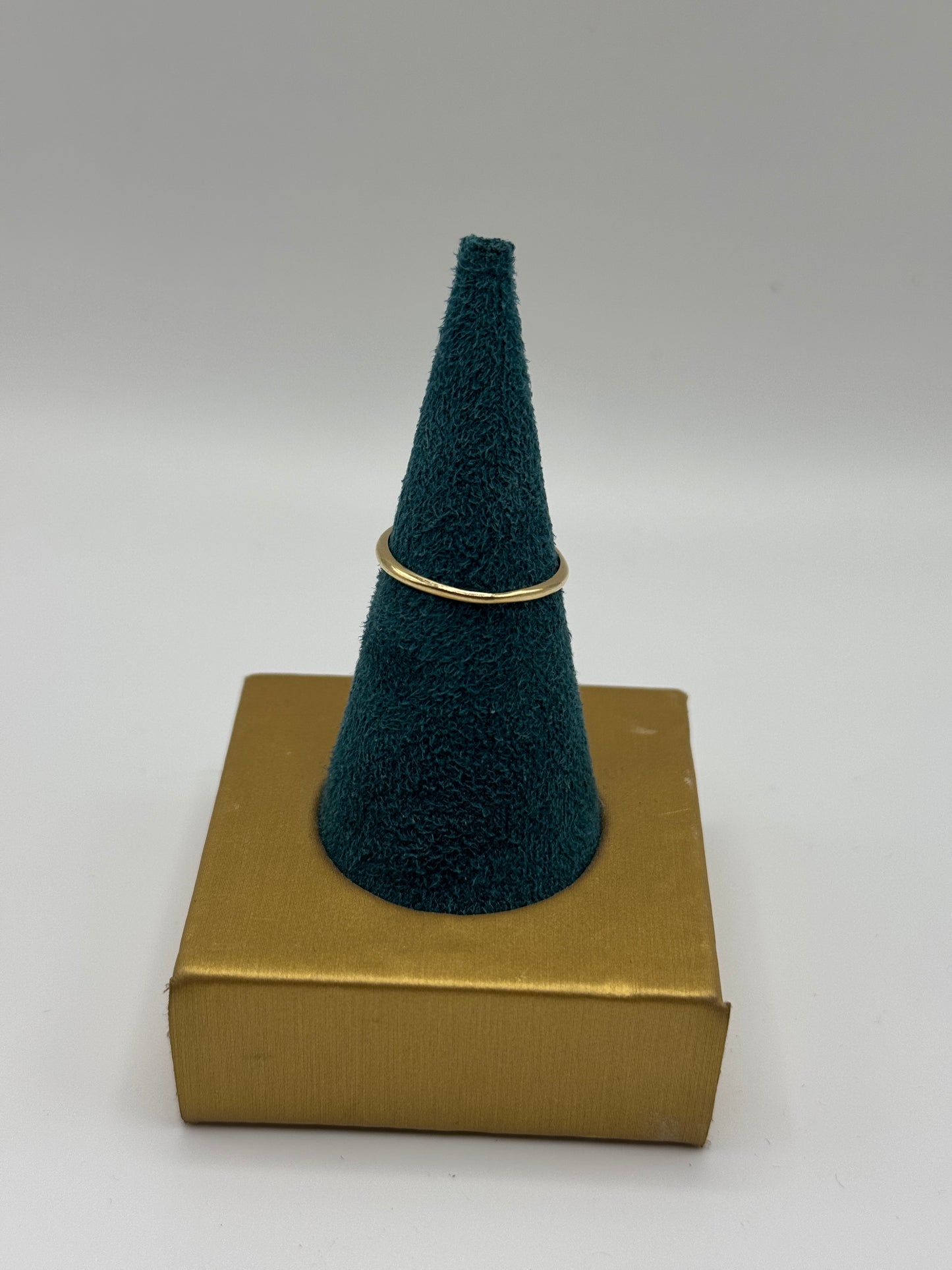 14k Gold ZC cross ring for women