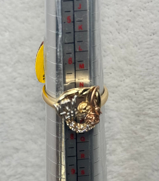 14k gold #1 Mom Ring