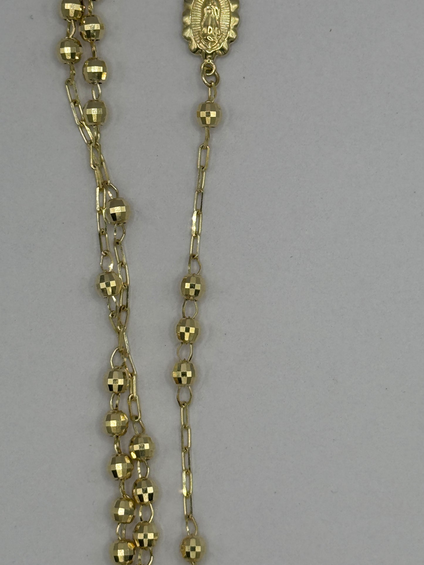 14K Gold Rosary Necklace – Faith in Style unisex