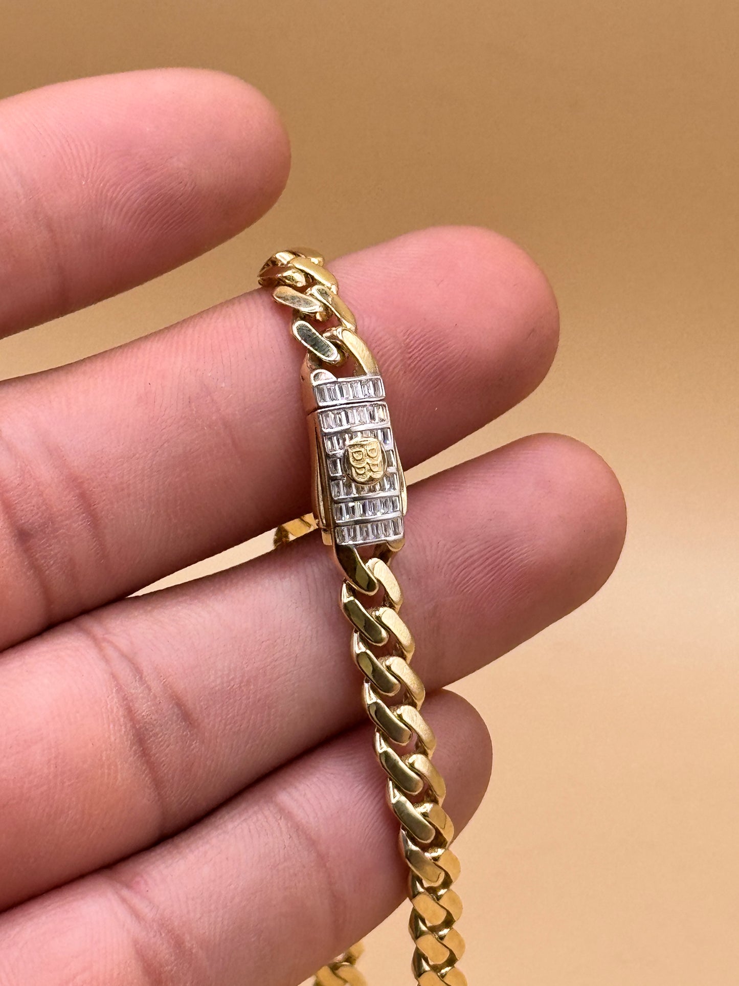 14K Gold Anklet Bracelet – 10” (Approx. 6–10g) for Women