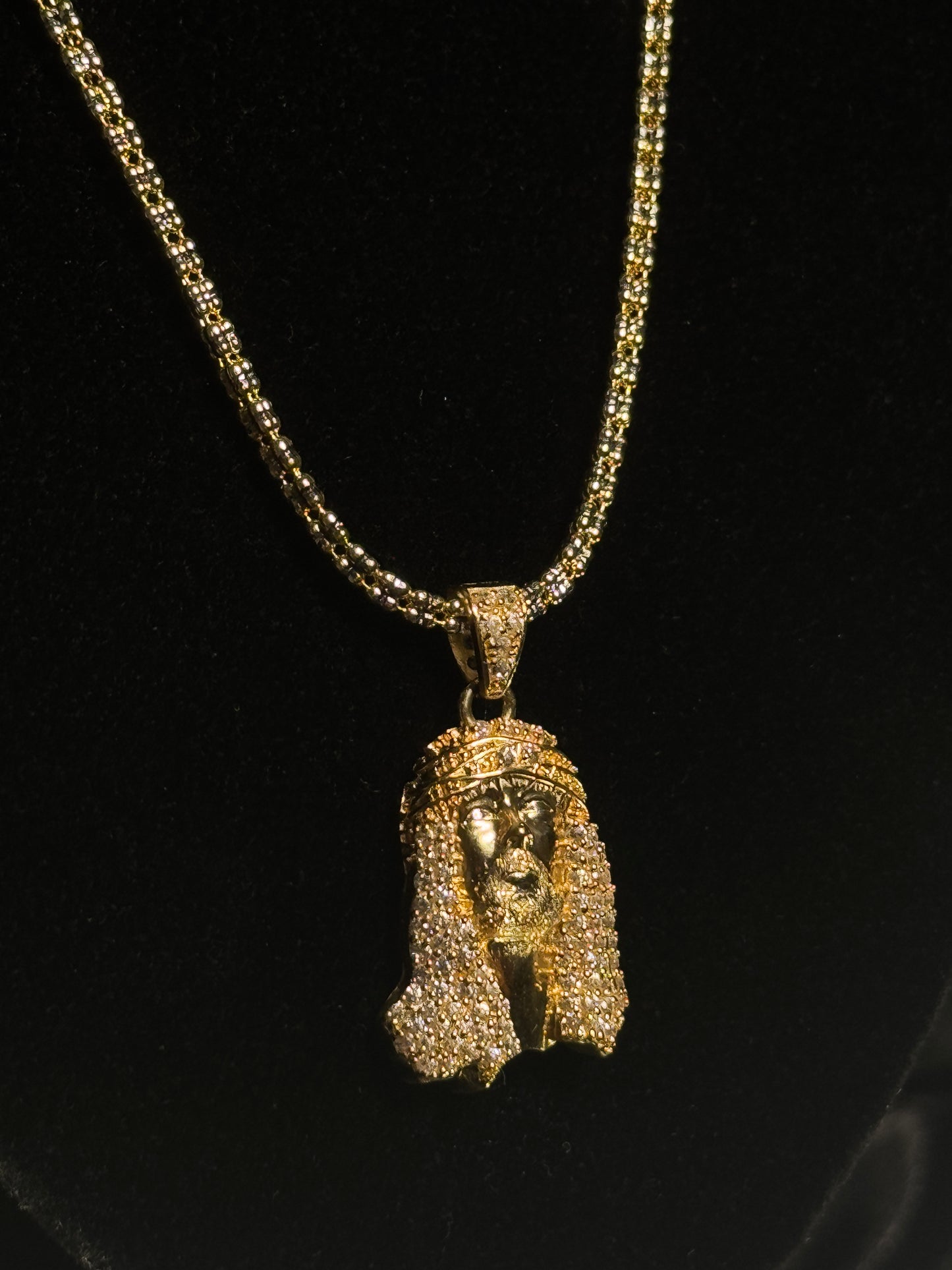 14K Gold Ice Chain & Bracelet Bundle – for men