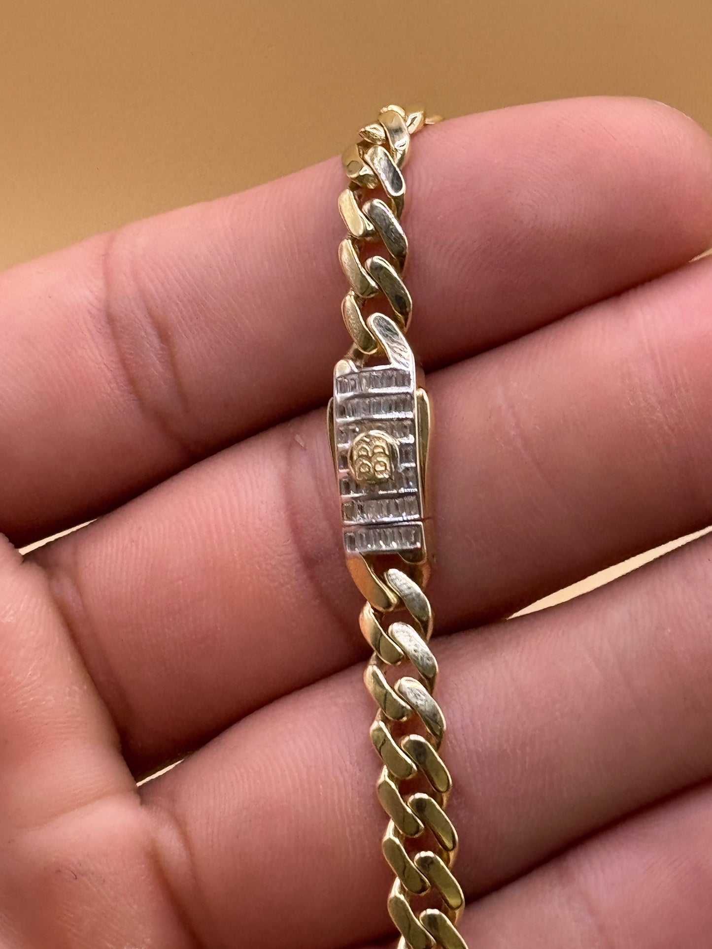 14K Gold Anklet Bracelet – 10” (Approx. 6–10g) for Women