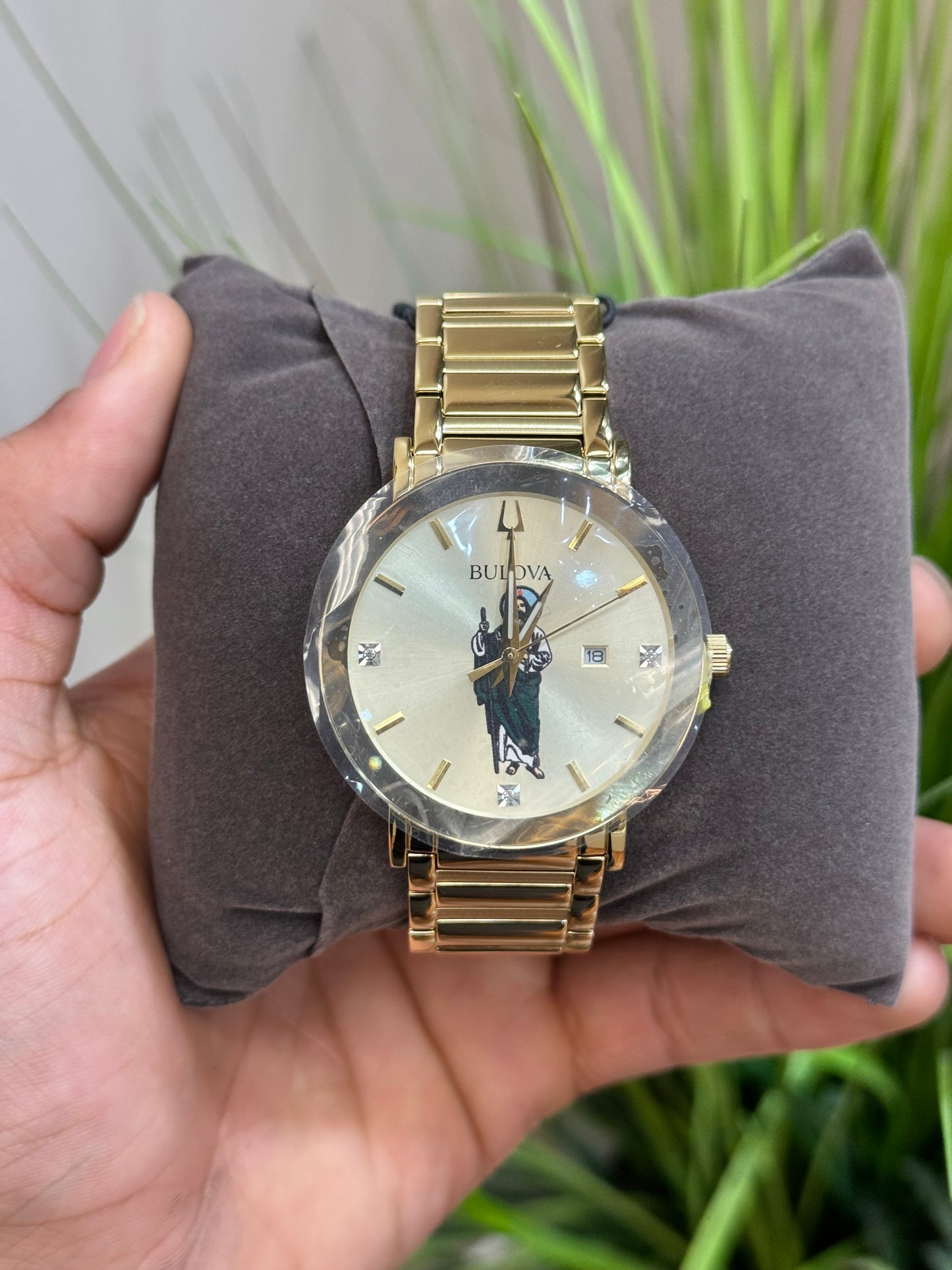 BULOVA SAINT JUDE MEN’S DIAMOND WATCH 97D115SJ