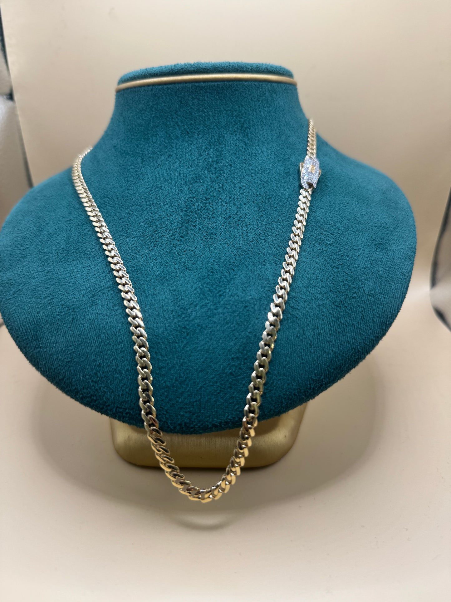 14K Gold Cuban Link Chain 22” 2.5mm – Solid Gold Necklace for Men, Real Gold Chain, Everyday Jewelry