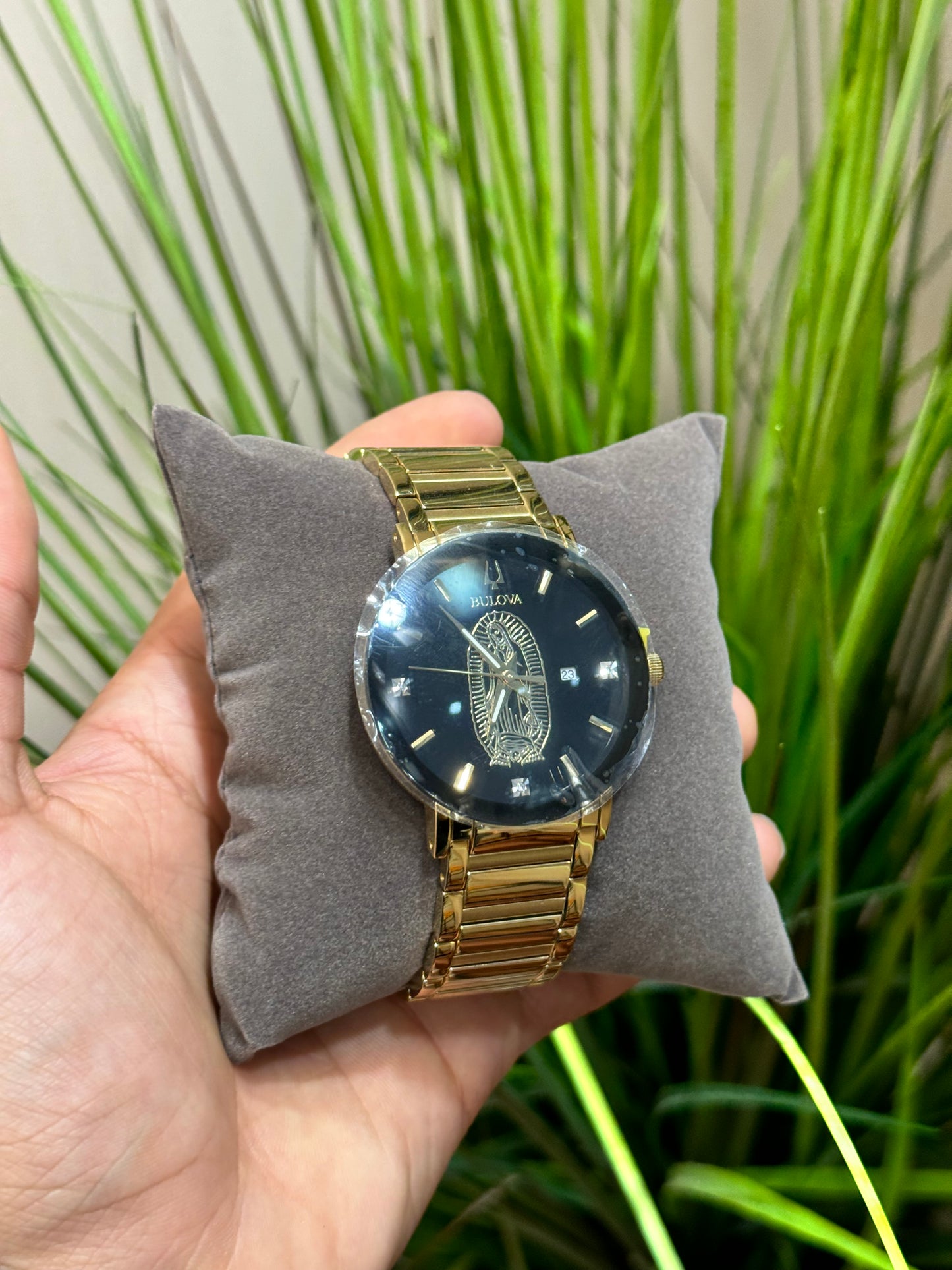 Bulova 97D134 – Black Guadalupe Diamond Dial Watch