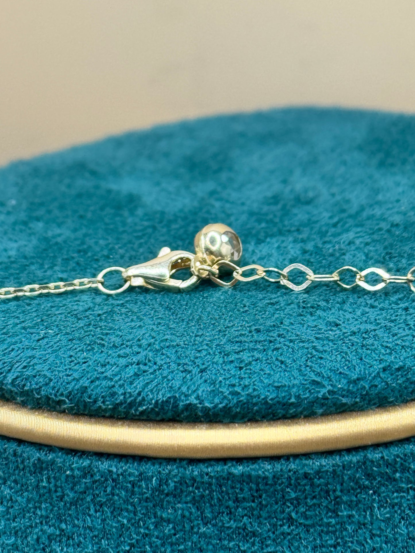 14K Gold Clover Necklace & Bracelet Set – 18” Necklace with 9” Bracelet for women